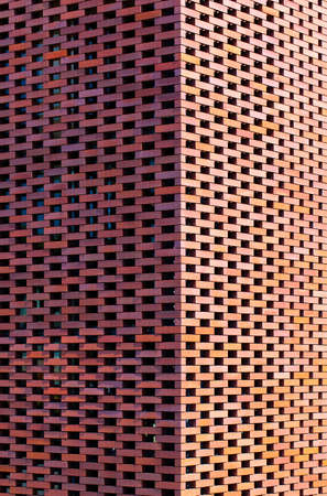 Red brick wall buildingの写真素材