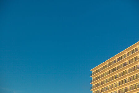Building and blue sky のeditorial素材