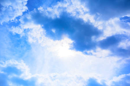 Blue sky and white clouds