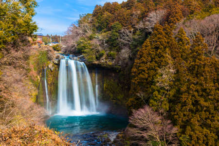 Otodome-no-taki waterfall scenery, Japanの写真素材