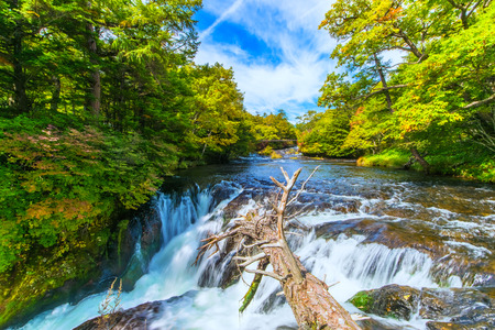 Yukawa waterfallの写真素材