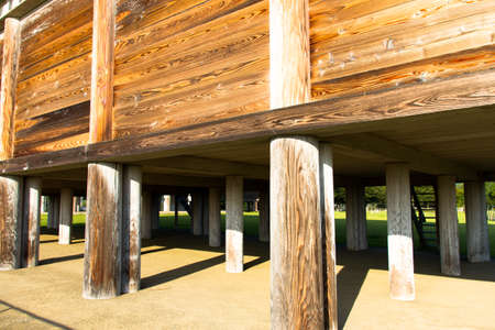 Hirasawakaga Ruins in Japanのeditorial素材