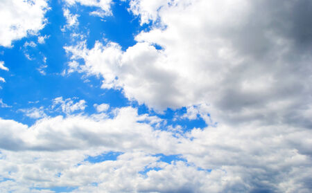 Blue sky and sun shineの写真素材
