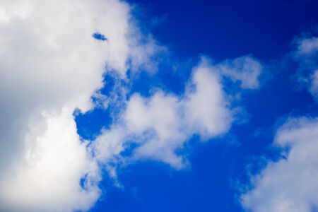 Blue sky and sun shineの写真素材
