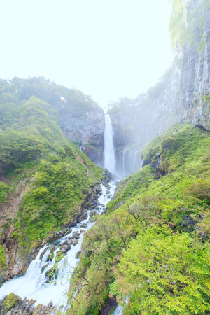 Kegon no taki, waterfallsの写真素材