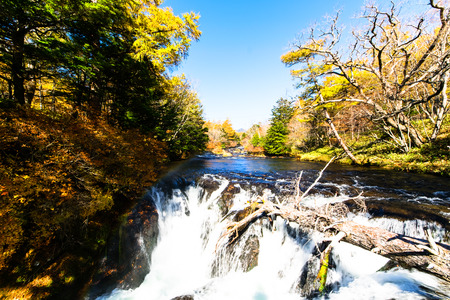 Yukawa waterfallの写真素材