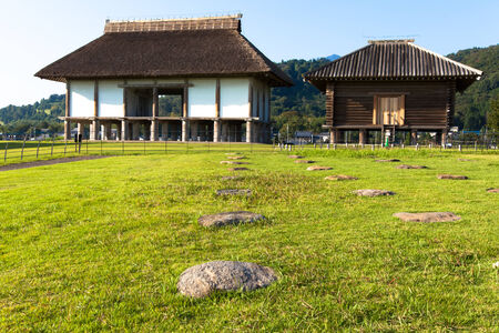 Hirasawakaga Ruins in Japanのeditorial素材