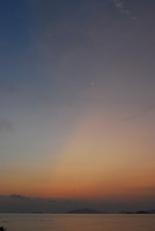Twilight skyの写真素材