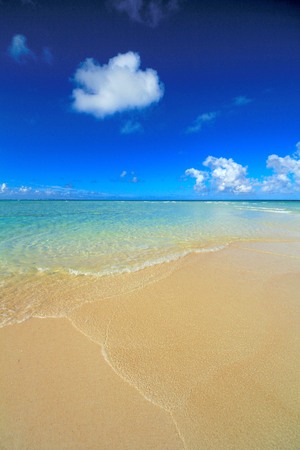 The sea of Yurigahama, Kagoshima, Japanの写真素材