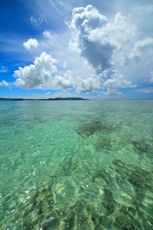 Sea of Htenohm, Okinawa, Japanの写真素材