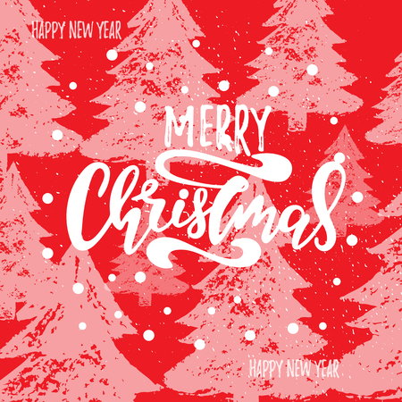 Merry Christmas vector text Calligraphic Lettering design card template. Creative typography for Holiday Greeting Gift Poster. Calligraphy Font style Banner.のイラスト素材