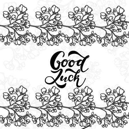 Frame with spring flowers . Decorative season floral frame for festive design. Vector graphicsのイラスト素材