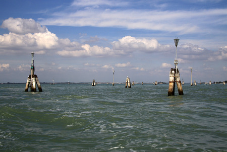 Venice Sea Lampの写真素材