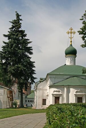 MOSCOW, RUSSIA - JULY 27, 2009: Buildings of Novodevichy Convent, Moscowの写真素材