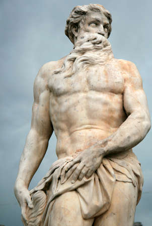 Sculpture in The Lower Gardens in Peterhof. St. Petersburg, Russiaのeditorial素材