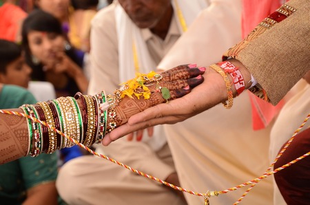 Indian Hindu Relegian Returals Weddings HQ Photosの写真素材