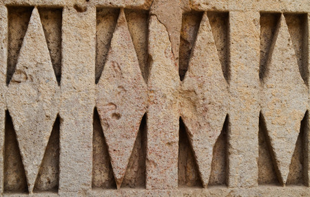 historic stone structure from indiaの写真素材