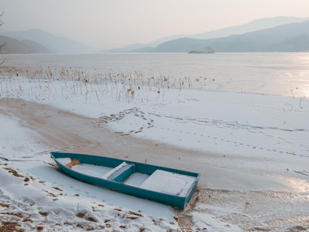 The Dumulmeori of Yangpyeong, South Korea.の写真素材