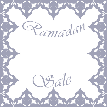 Design element for sale in Ramadan vector frameのイラスト素材