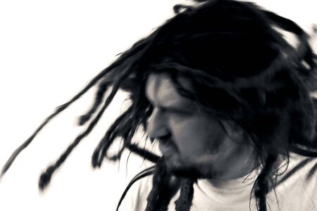 Rastafarian man