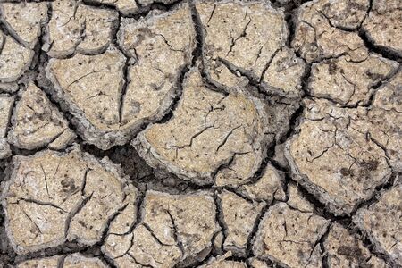 Dry cracked earth texture, Global warming 