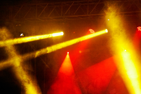 Stage lights on concert. Concert light showの写真素材