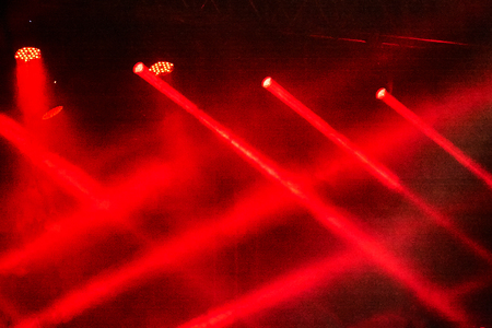 Stage lights on concert. Concert light showの写真素材