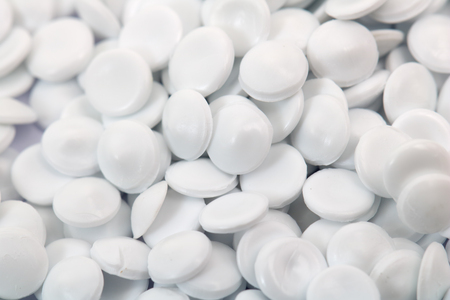 white polymer resin