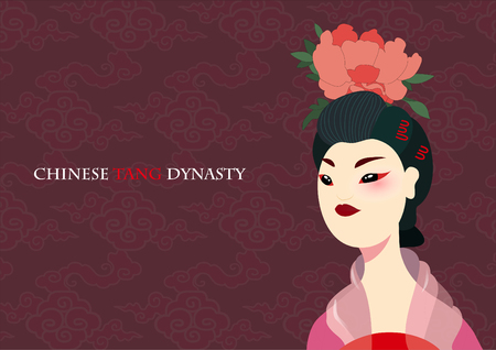 Chinese ancient beautyのイラスト素材