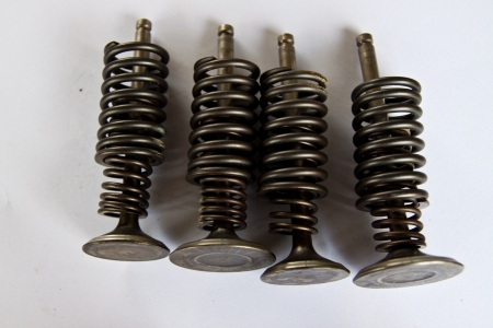 Close up valves and valves spring の写真素材