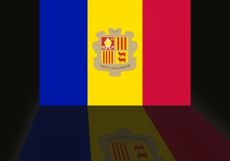 Flag of Andorraの写真素材
