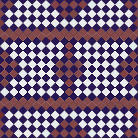 Abstract Argyle Checkerboard Background