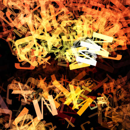 Letters of alphabetの写真素材