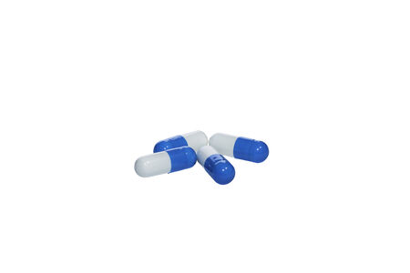 The Capsules on  the white backgroundの写真素材