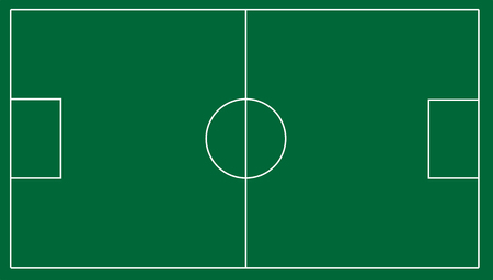 Football fieldのイラスト素材