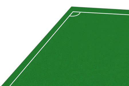 Corner soccer fieldの写真素材