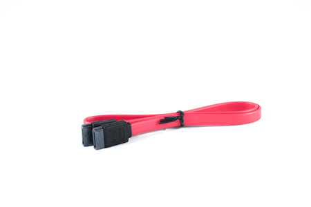 SATA cable,The coputer hardware.の写真素材
