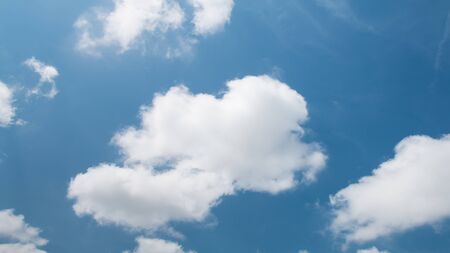 Blue sky background.の写真素材