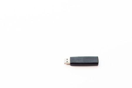 Flash drive isolated on white background.の写真素材