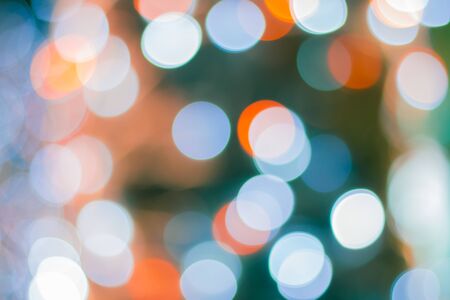 Colorfull bokeh background for Christmast and New years background.Retro style.の写真素材