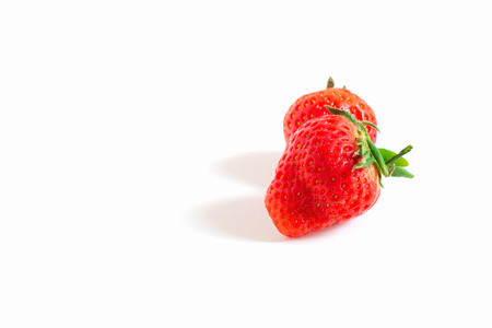 Strawberry on white background.の写真素材