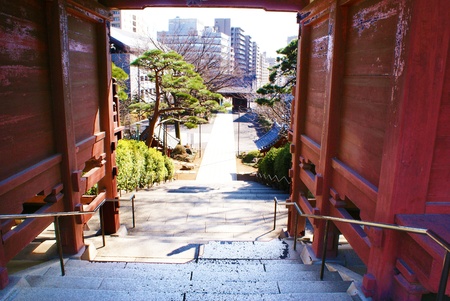 Temple in Japanの写真素材