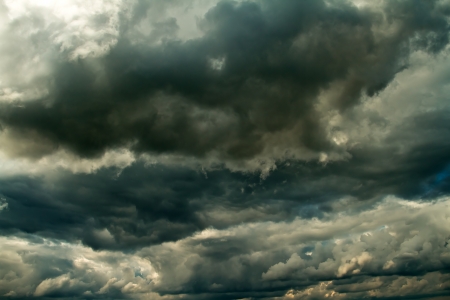 Storm clouds before rainの写真素材
