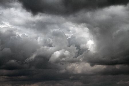 Storm clouds before rainの写真素材
