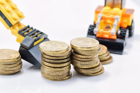 Concept : a huge work in the sphere of construction and repairの写真素材