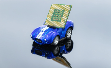 In a toy machine insert a computer processor, which is expensive