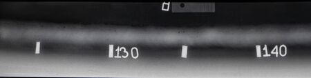 X-ray image of a welding seam without  internal inclusionsの写真素材