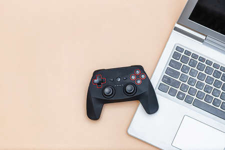 Passion for computer games brings profitの写真素材