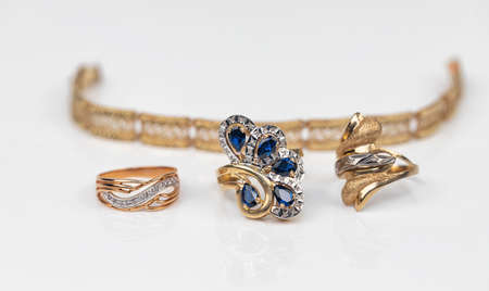 Best Gift for Girl - luxury gold Jewelryの写真素材