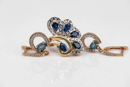 Best Gift for Girl - luxury gold Jewelryの写真素材